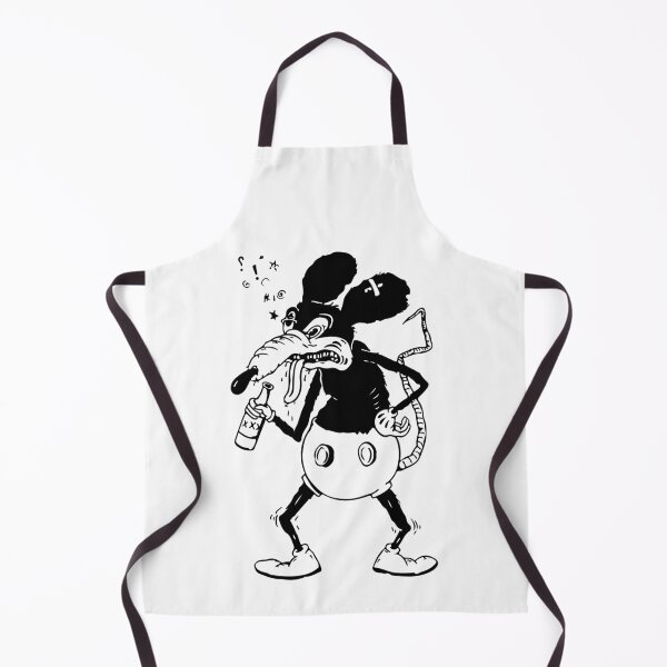 Item preview, Drunk Zombie Rat Black Ink Art designed and sold by InkStation24.