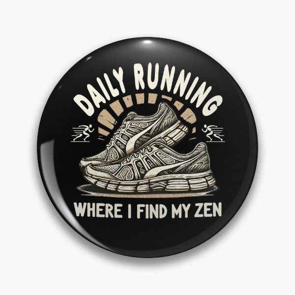 Item preview, Daily Running - Where I Find My Zen - A Runners Design designed and sold by Mindful-Designs.