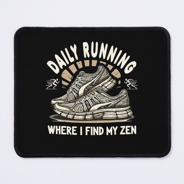 Item preview, Daily Running - Where I Find My Zen - A Runners Design designed and sold by Mindful-Designs.