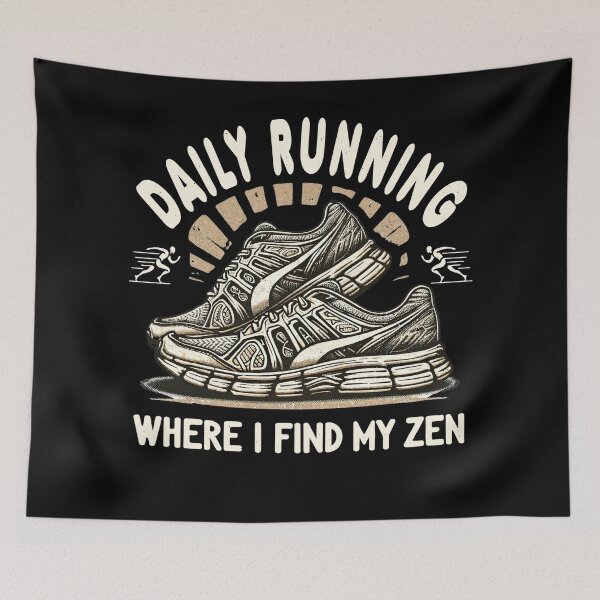 Item preview, Daily Running - Where I Find My Zen - A Runners Design designed and sold by Mindful-Designs.