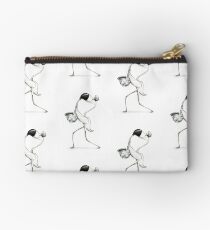 Jazz Flamingo playing Saxaphone Studio Pouch
