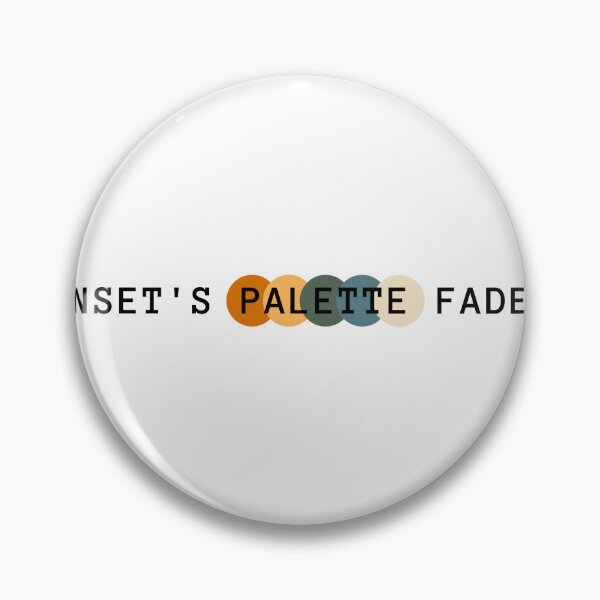 Item preview, Sunset's palette fades. designed and sold by Bananobanini.