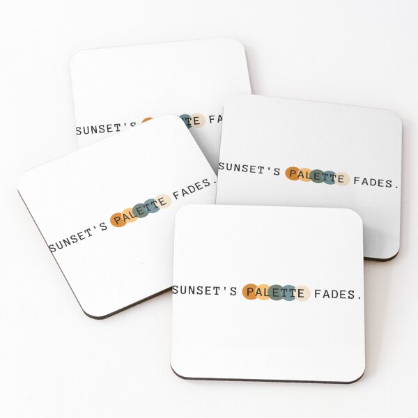 Item preview, Sunset's palette fades. designed and sold by Bananobanini.