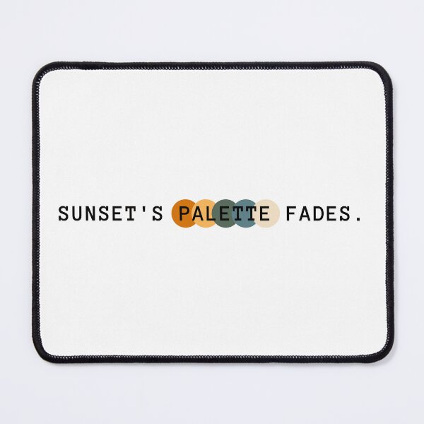 Item preview, Sunset's palette fades. designed and sold by Bananobanini.