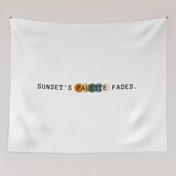 Item preview, Sunset's palette fades. designed and sold by Bananobanini.