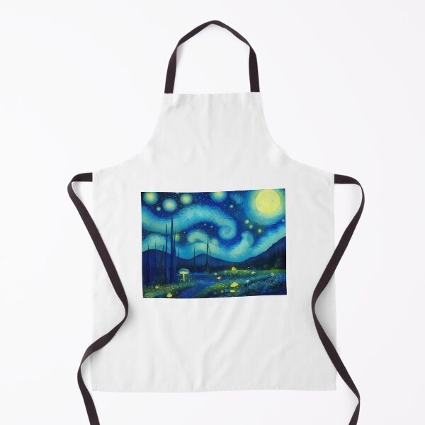 Item preview, Blue Starry Night - Magic Mushroom Forest #37 designed and sold by Scarlet Swan.