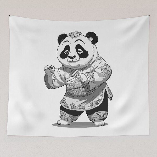 Item preview, Lion Dance, A Panda Wearing Chinese Clothes CNY 2024 designed and sold by Hirokaa.