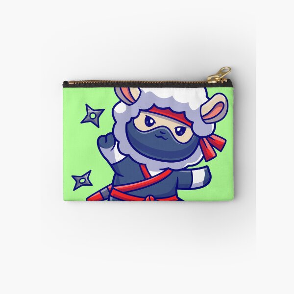 Item preview, Title: "Stealthy Ewe: Cute Sheep Ninja with Shuriken Cartoon Icon" designed and sold by hjian8219.
