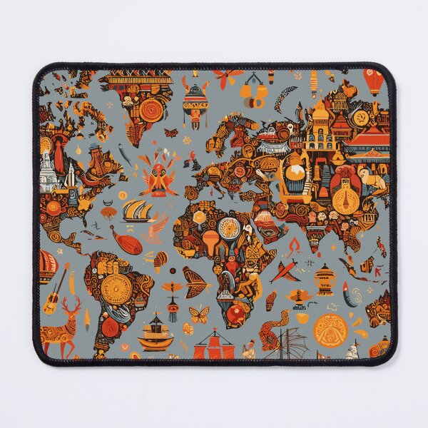 Item preview, Global Cultural Map v3 designed and sold by iwcus.