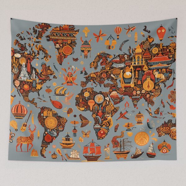 Item preview, Global Cultural Map v3 designed and sold by iwcus.