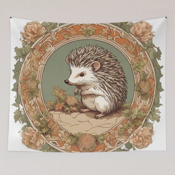 Artikelvorschau, Jugendstil-Igel 2 entworfen und verkauft von LittleGoblinPrs.