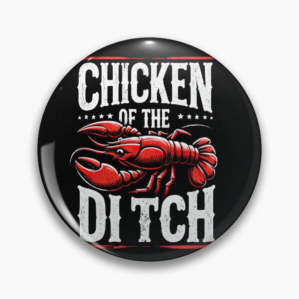 Item preview, Crawfish Chicken of the Ditch Crayfish Cajun Joke T-Shirt designed and sold by MAPDDesigns.