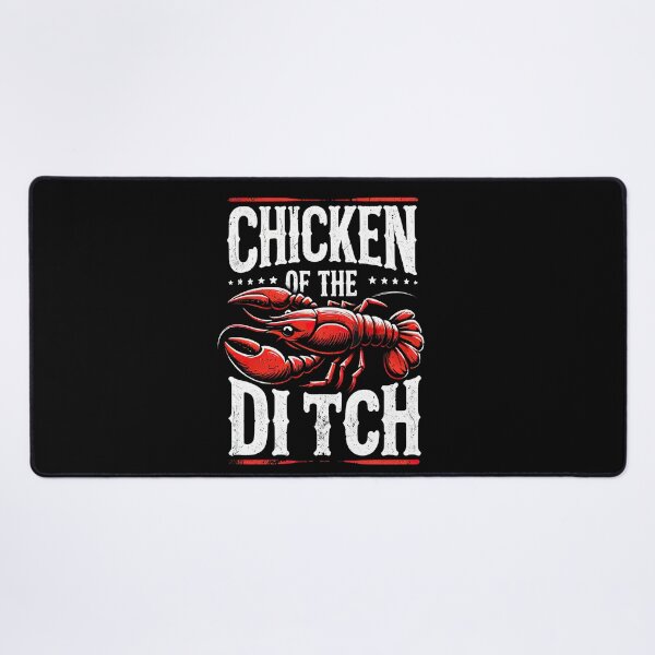 Item preview, Crawfish Chicken of the Ditch Crayfish Cajun Joke T-Shirt designed and sold by MAPDDesigns.
