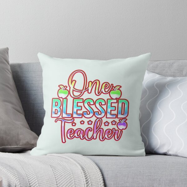Item preview, One Blessed Teacher designed and sold by franktact.