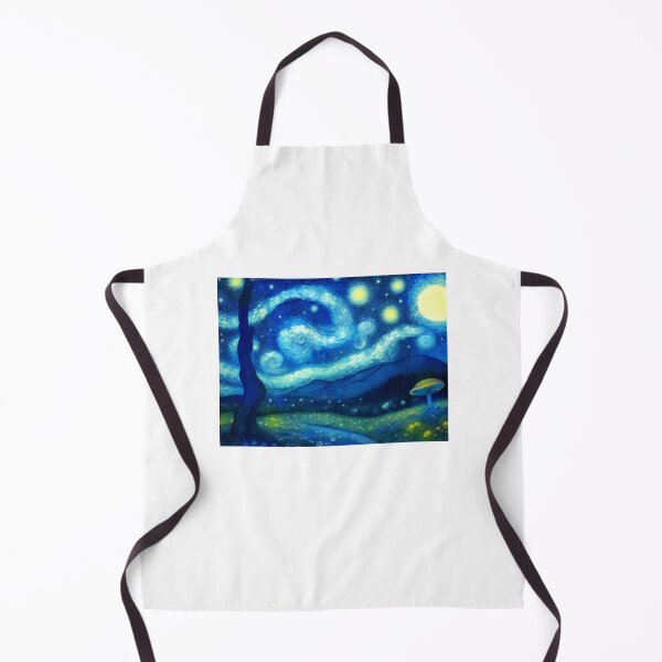 Item preview, Blue Starry Night - Magic Mushroom Forest #38 designed and sold by Scarlet Swan.