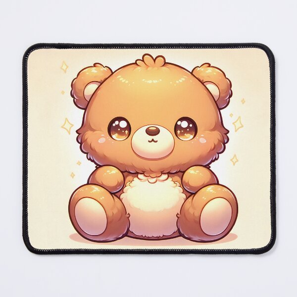 Item preview, Cuddlebeam Teddy Bear Chibi Cartoon designed and sold by CuddlesCartoons.
