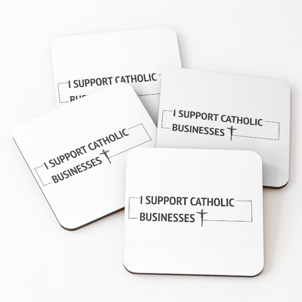 Item preview, I Support Catholic Business #3 designed and sold by Catholics4Hire.