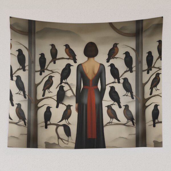 Item preview, Elegant gorgeous Raven woman designed and sold by Fantasymachine.