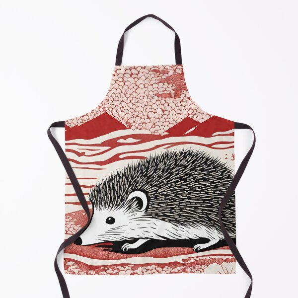 Artikelvorschau, Igel im Holzschnitt-Stil entworfen und verkauft von LittleGoblinPrs.