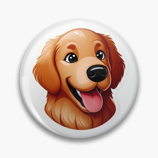 Item preview, Golden Retriever Doggo Joyful Expression Amidst Artistic Obscurity designed and sold by DethLock.