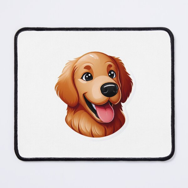 Item preview, Golden Retriever Doggo Joyful Expression Amidst Artistic Obscurity designed and sold by DethLock.