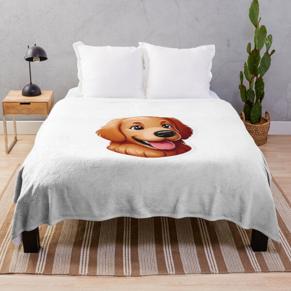 Item preview, Golden Retriever Doggo Joyful Expression Amidst Artistic Obscurity designed and sold by DethLock.