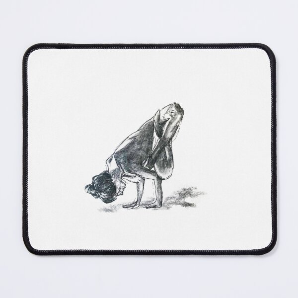 Item preview, Charcoal Yoga Pose designed and sold by Joy-in-Life.