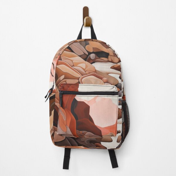 Item preview, Arid landscape in reds designed and sold by ThisWayUpAr.