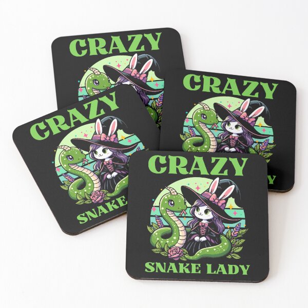 Item preview, Crazy Snake Lady designed and sold by Kawaii-n-Spice.