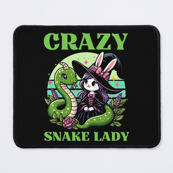 Item preview, Crazy Snake Lady designed and sold by Kawaii-n-Spice.