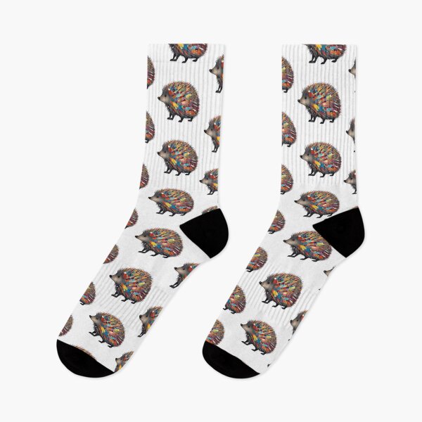 Item preview, Colorful Abstract Hedgehog designed and sold by LittleGoblinPrs.