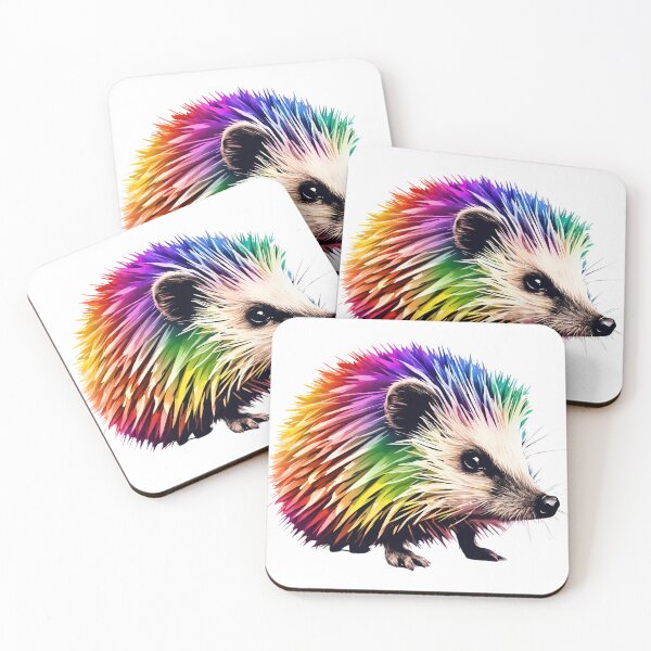Item preview, Rainbow Hedgehog designed and sold by LittleGoblinPrs.
