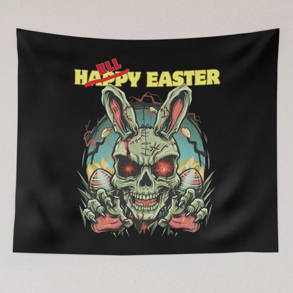 Item preview, Easter Zombie Bunny Scarry Craft Gifts designed and sold by bunnyshopAW.