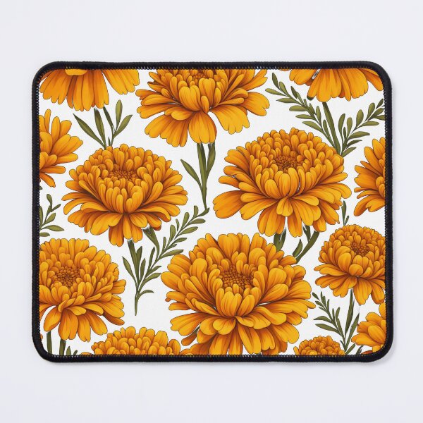 Item preview, Marigold Flowers Pattern designed and sold by Uday24.