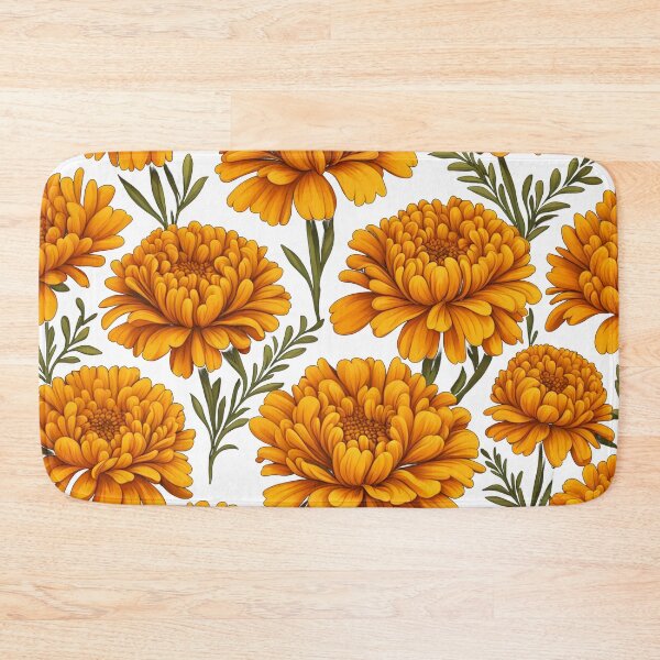 Item preview, Marigold Flowers Pattern  designed and sold by Uday24.
