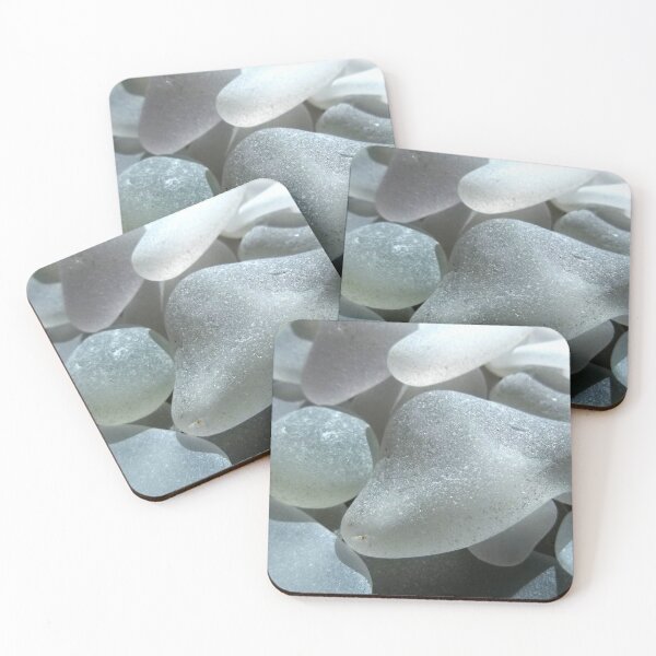 Item preview, IMAGE PRINT ONLY Sea Glass Colors Hidden in White Sea Glass designed and sold by Beachy.