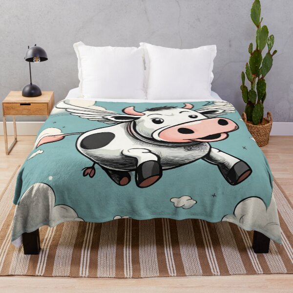 Item preview, Cute Funny Flying Cow Quote Moo. Quirky Cow Gifts For Cow Lovers designed and sold by Cuteanimalgifts.