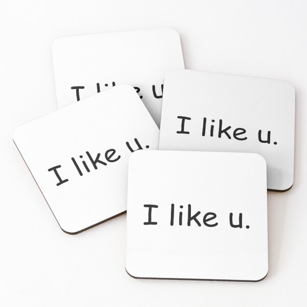 Item preview, I like u. comic sans black designed and sold by COMIC-SANS-SHOP.