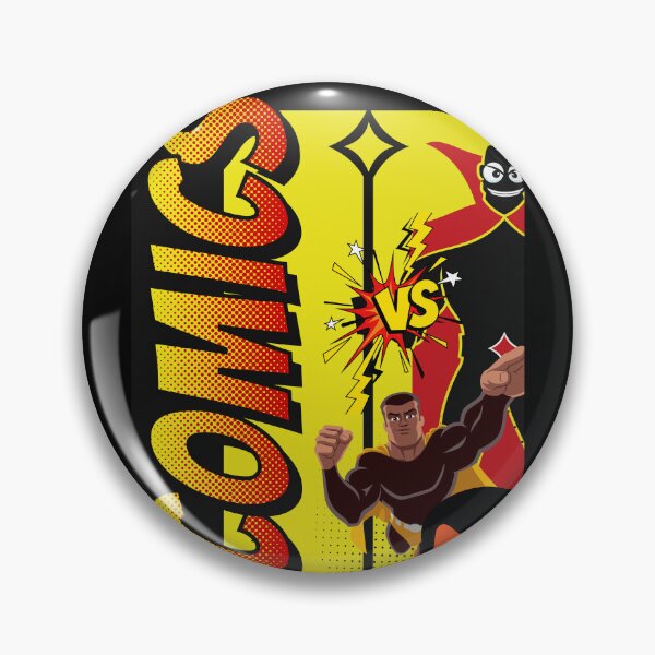 Item preview, Comicbook Superhero Guy with Bad Guy designed and sold by Bennymp.