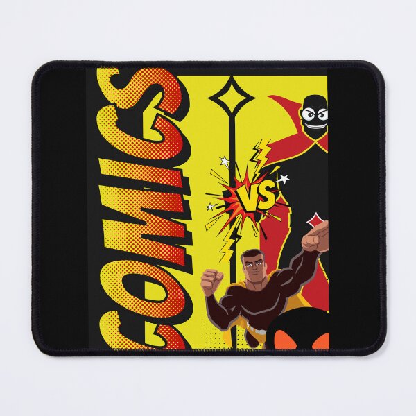 Item preview, Comicbook Superhero Guy with Bad Guy designed and sold by Bennymp.