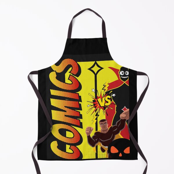 Item preview, Comicbook Superhero Guy with Bad Guy designed and sold by Bennymp.