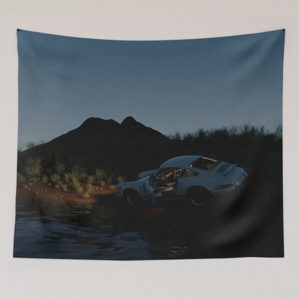 Item preview, Porsche in the night  designed and sold by asun5.
