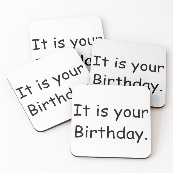 Item preview, It is your birthday. comic sans black designed and sold by COMIC-SANS-SHOP.