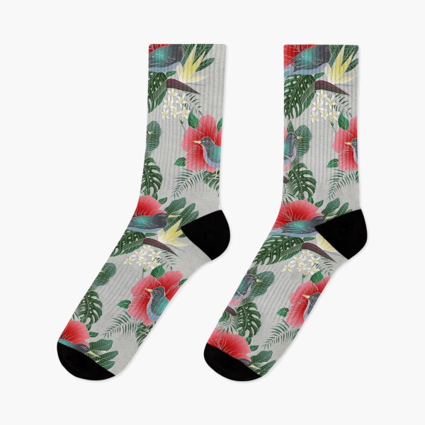 Item preview, Paradisaical Compositions of Flora and Fauna. Tropical world. Grey designed and sold by MartaHorodniczy.