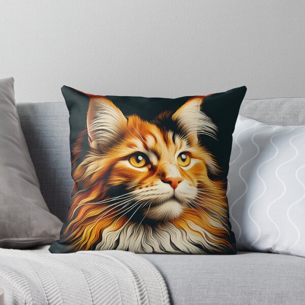 Item preview, Majestic Maine Coon Inspired Art designed and sold by BastKittyStore.