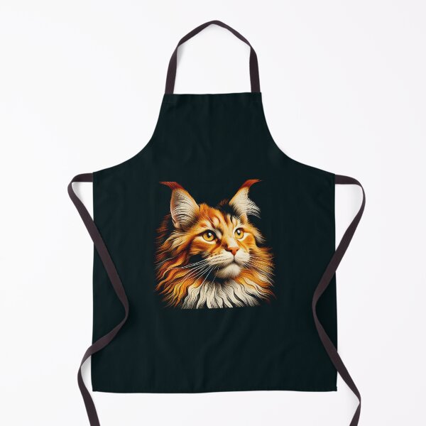 Item preview, Majestic Maine Coon Inspired Art designed and sold by BastKittyStore.