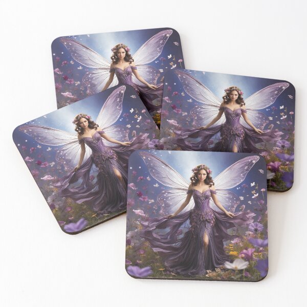 Item preview, Mystical Harmony| Whimsical Fairy Amidst a Tapestry of Blooms designed and sold by MysticFable.