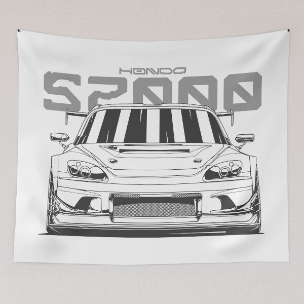 Item preview, Line art cartoon honda s2000  designed and sold by TrilogyMerch.