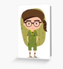 Moonrise Kingdom Sam Shakusky Greeting Card