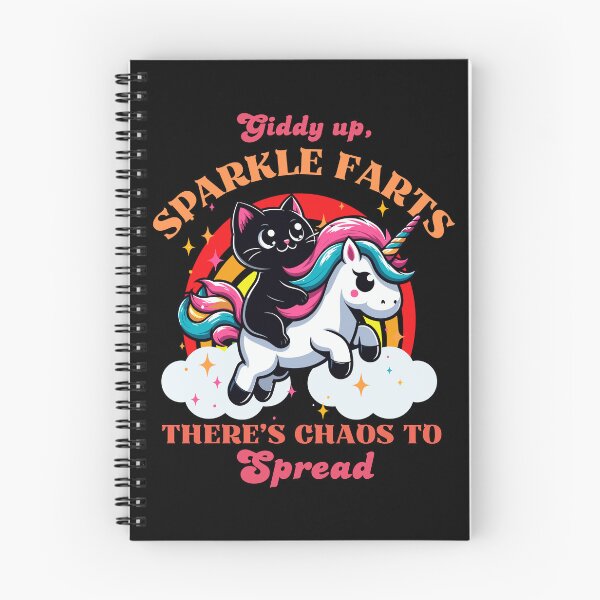 Item preview, Giddy Up Sparkle Farts There's Chaos To Spread designed and sold by Kawaii-n-Spice.